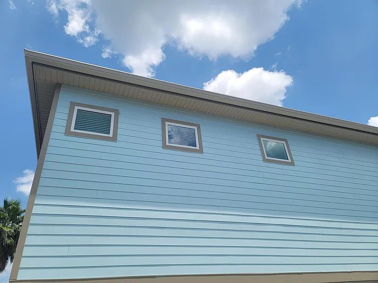High south facing windows to allow additional light in.