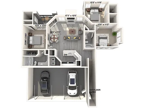 Floor plan C2-White