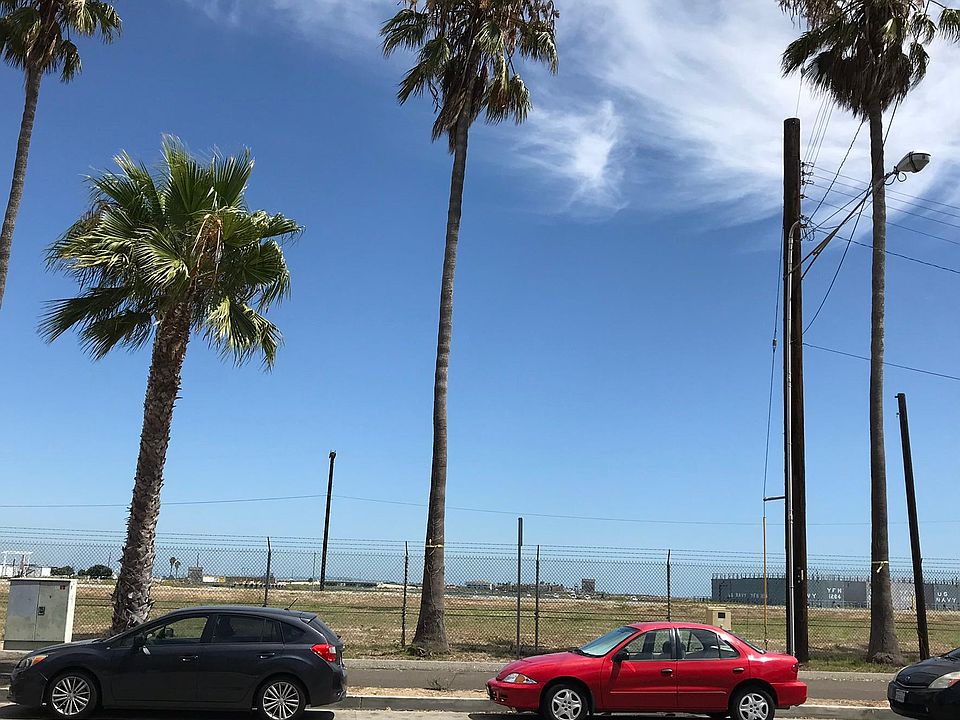 A view of the US Naval Weapons Station dock that is across the street from the apartment. You can watch vessels come in to the dock to be resupplied and then leave several days later.
