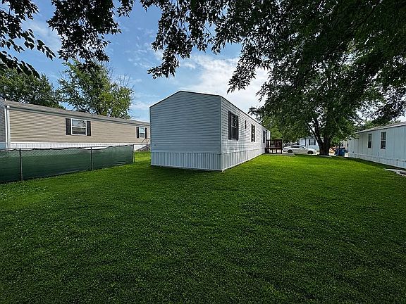 Back of home and yard
