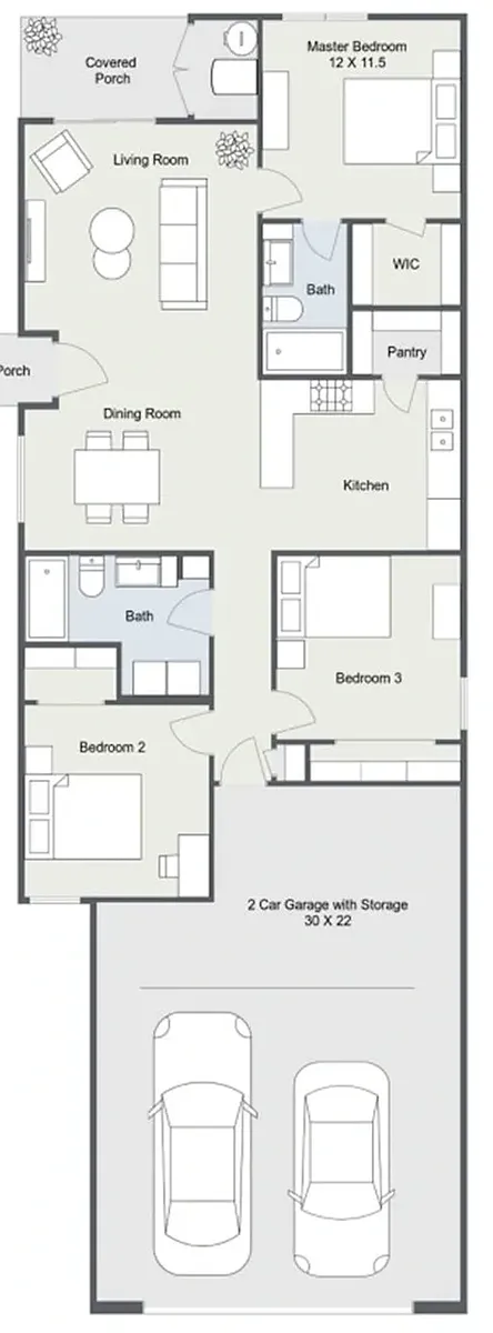 Floor plan Baxter