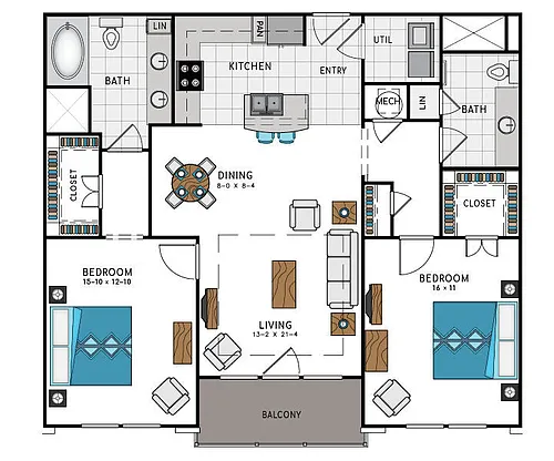 Floor plan B5C