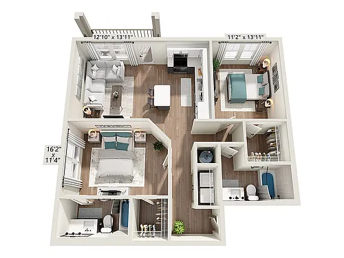Floor plan B1