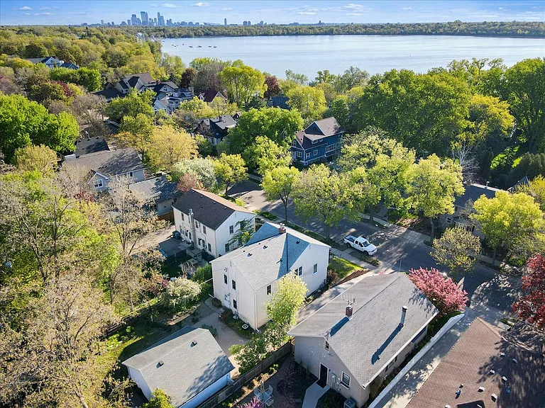 Overhead view--Lake Harriet 1.5 blocks away