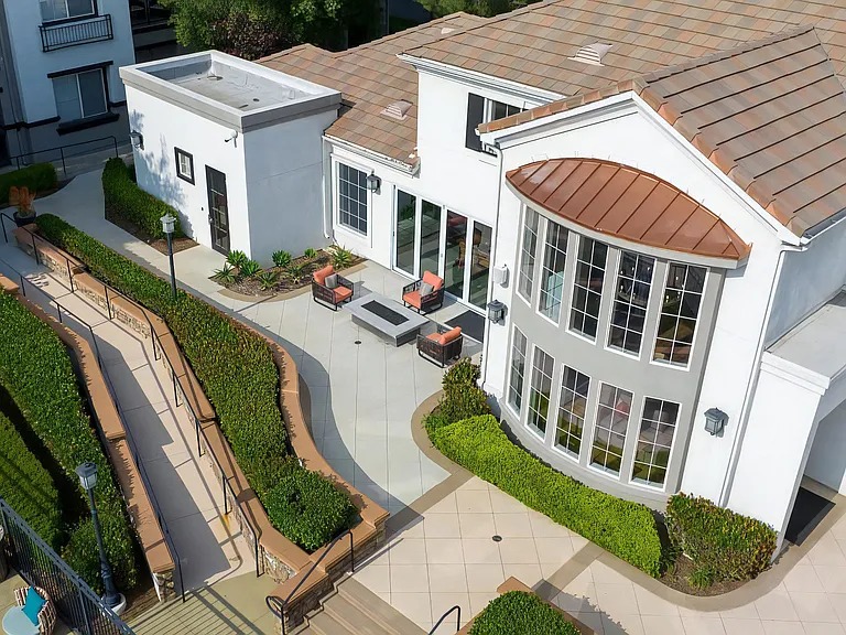 Clubhouse Patio Featuring Outdoor Fire Pit and Lounge Seating