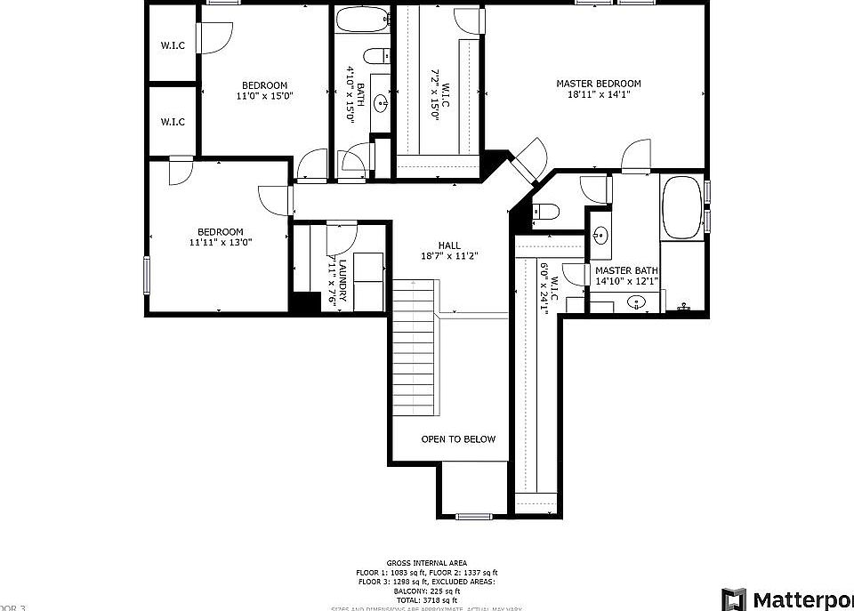 Upper Level 1 Bedrooms