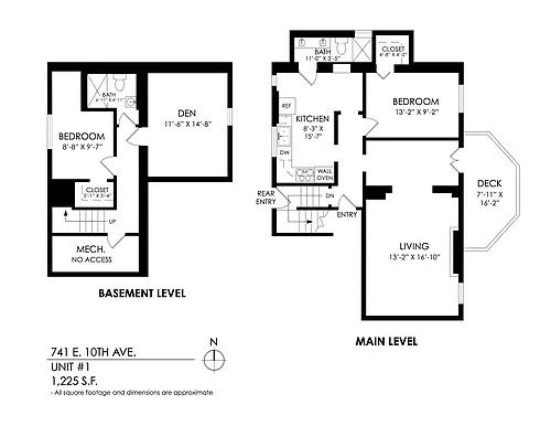 Floor plan Two Bedroom Two Bathroom