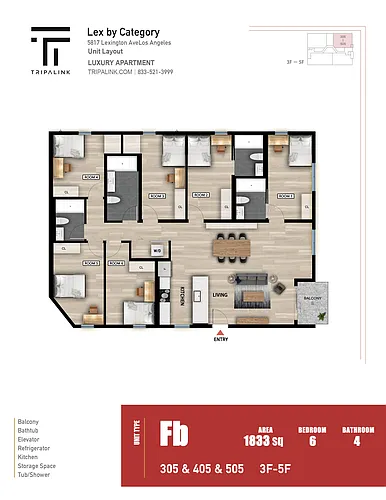 Floor plan 505
