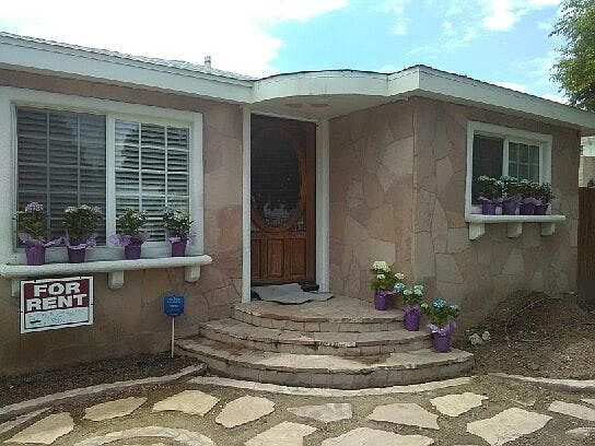 Close up of the front of 2228 Plant, Redondo Beach.