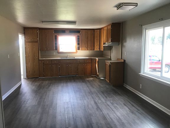 Large kitchen and dining