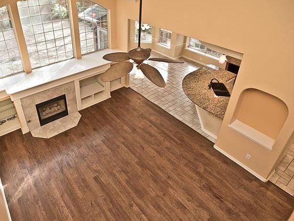 Family room from above
