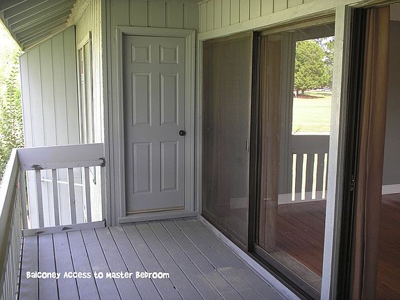 Balconey Access to Master Bedroom