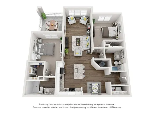 Floor plan The Villa Sunroom
