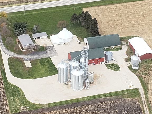 House is located on an organic grain operation, Opas Organics. Landlord owns and manages house and farm.