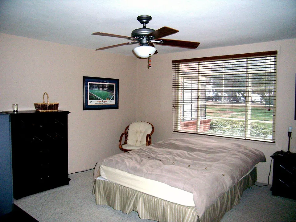 Large Master bedroom with great closets