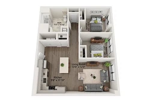 Floor plan B4-AFF