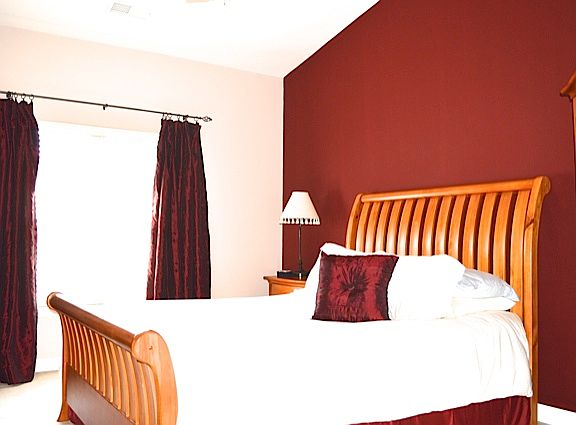 Vaulted ceiling in master BR