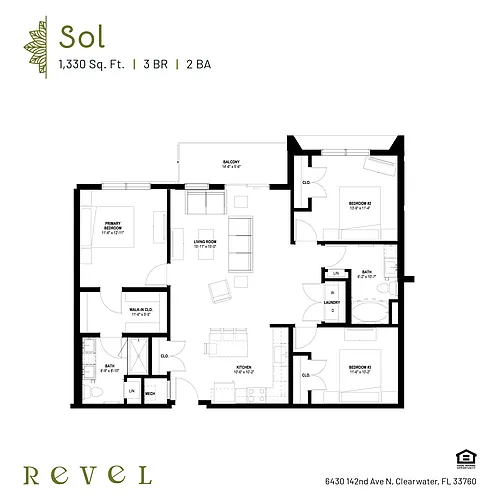 Floor plan Sol