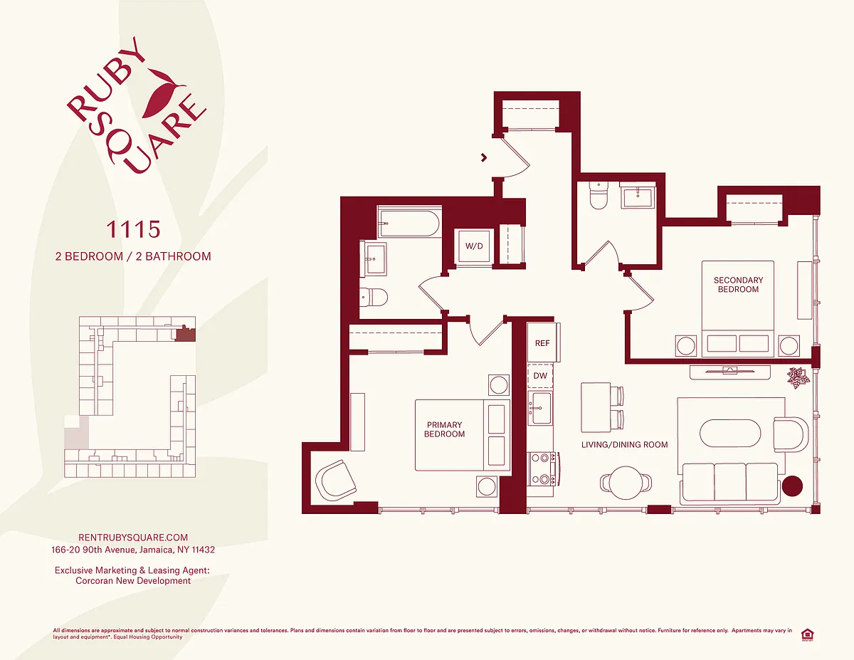 Floor plan 1115 - PH15