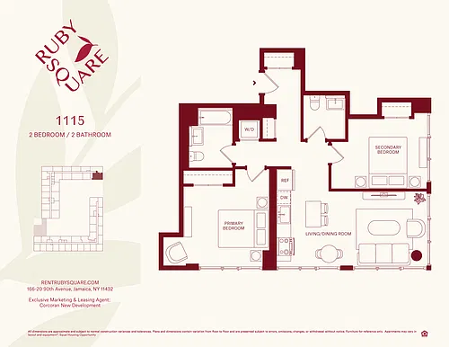 Floor plan 1115 - PH15