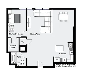 Rented by Alpha Properties NYC I LLC