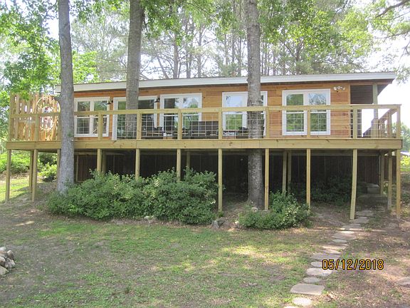 Deck facing Gantt Lake