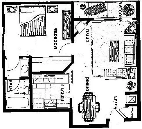 Floor plan Type 1A