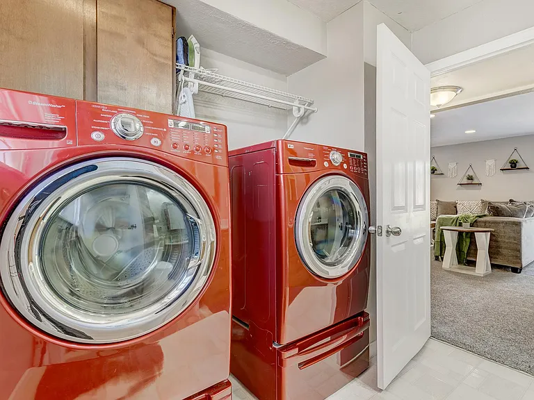 Laundry room on the lower level