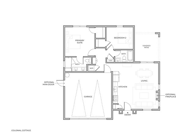 Plan 3 Colonial Cottage