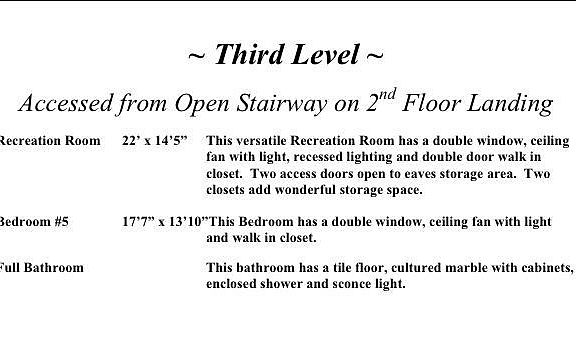 3rd Level