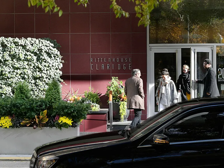 Just across the street from the historic Rittenhouse Square