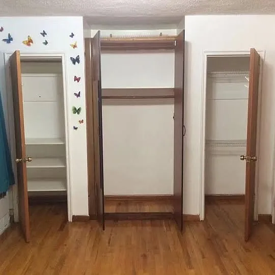 Large room closet view