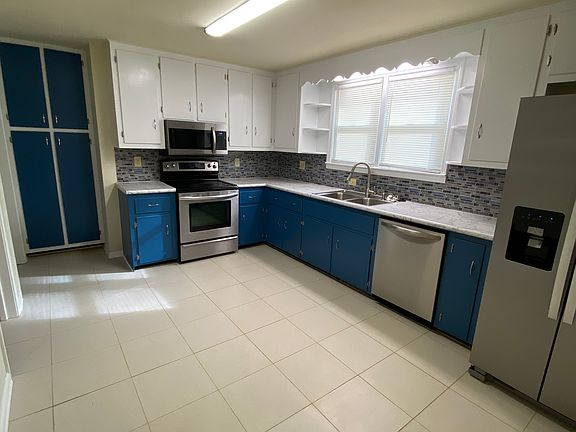 Kitchen with upgraded appliances.