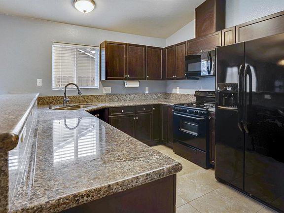 Spacious working kitchen with gas stove, dishwasher, built-in microwave and the refrigerator is included!