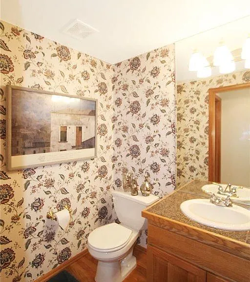 Downstairs bath.
