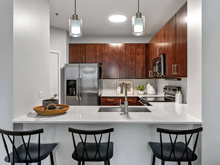 Updated Kitchen at Avant at the Arboretum Apartments in Lisle, IL 60532