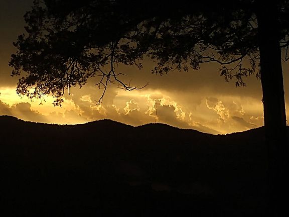 Sunset from the house