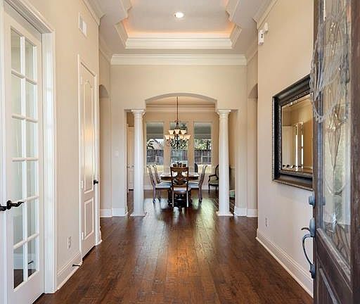 Beautiful hardwood floors will greet you as soon as you walk in the door.