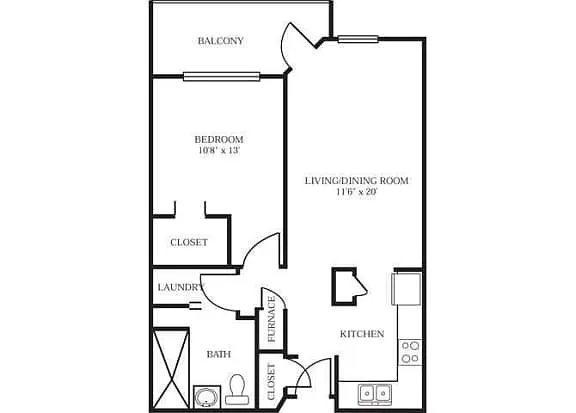 Floor plan Itasca Renovated