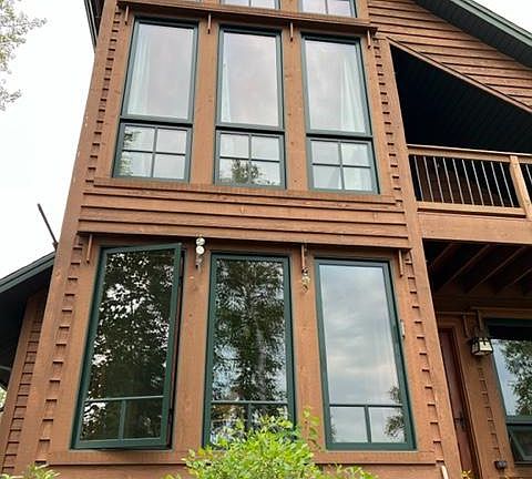 Exterior views of Dining area, turret room