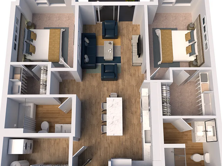C1-Alt floor plan The James