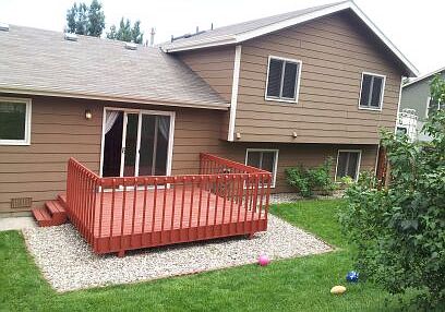 Back View With Deck