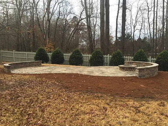 Community fire pit and social area