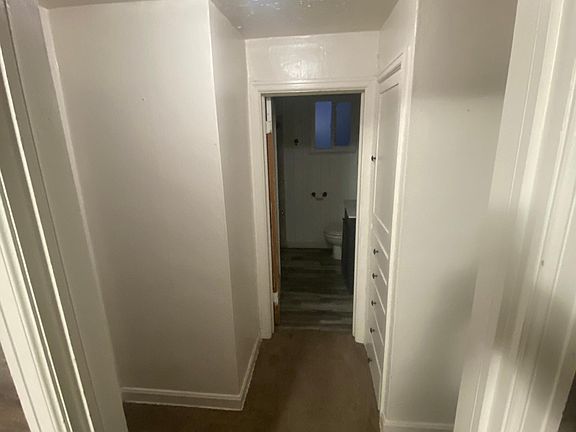 Hallway to bathroom
