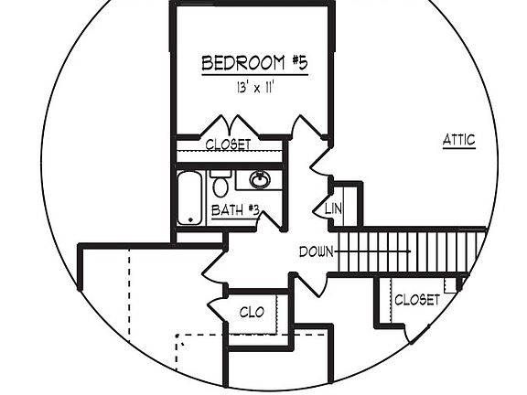 Newport Floorplan Optional 5 Bedroom