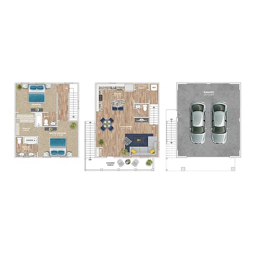 Floor plan Edisto w/Garage