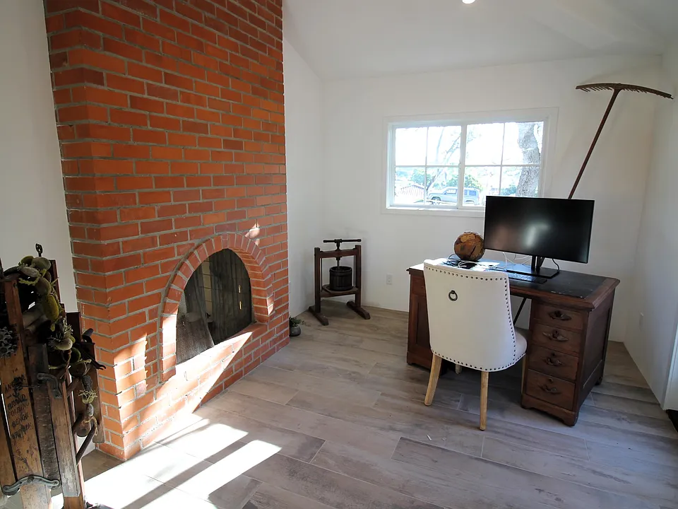 Den w/FP and Private Brick Patio.