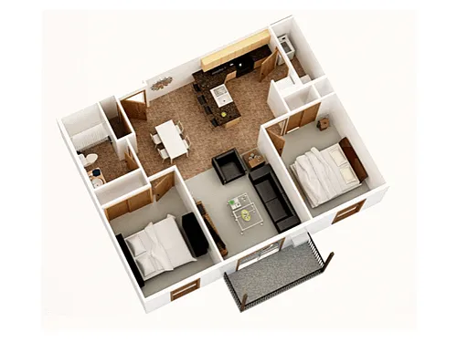 Floor plan Oak