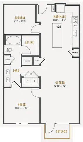 Floor plan A18