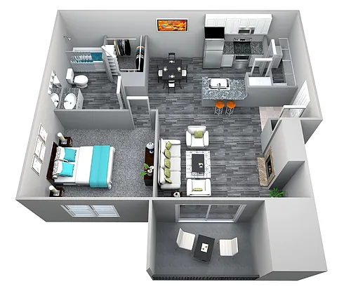 Floor plan The Garrison